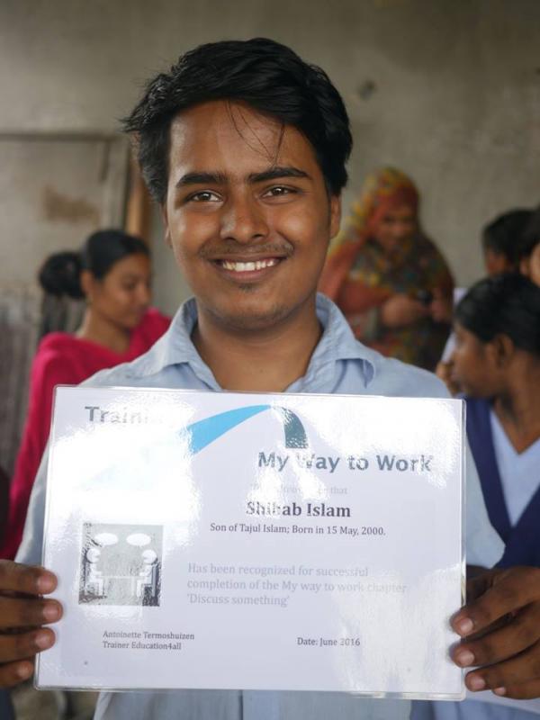 Certificaat uitreiking